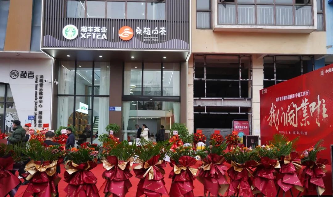 聚焦全城，炫彩啟幕！湘豐茶業御邦旗艦店盛大開業
